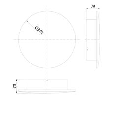 Светильник настенный GW CIRCUS черный, 3000K, 16 Вт, GW-8663L-16-BL-WW
