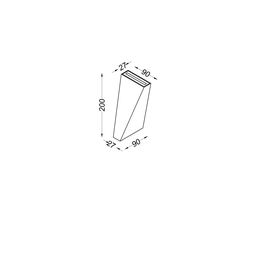 Светильник настенный белый GW METEOR 6 Вт, 4000K, GW-A807-6-WH-NW