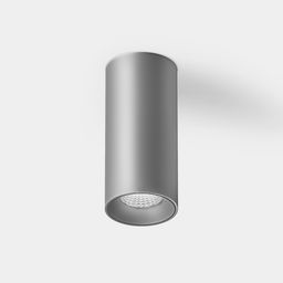 Накладной светильник Villy серебро, вид снизу, оптика