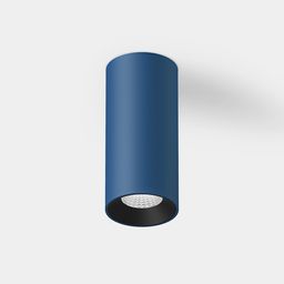 Накладной цилиндрический светильник Villy синий, вид снизу