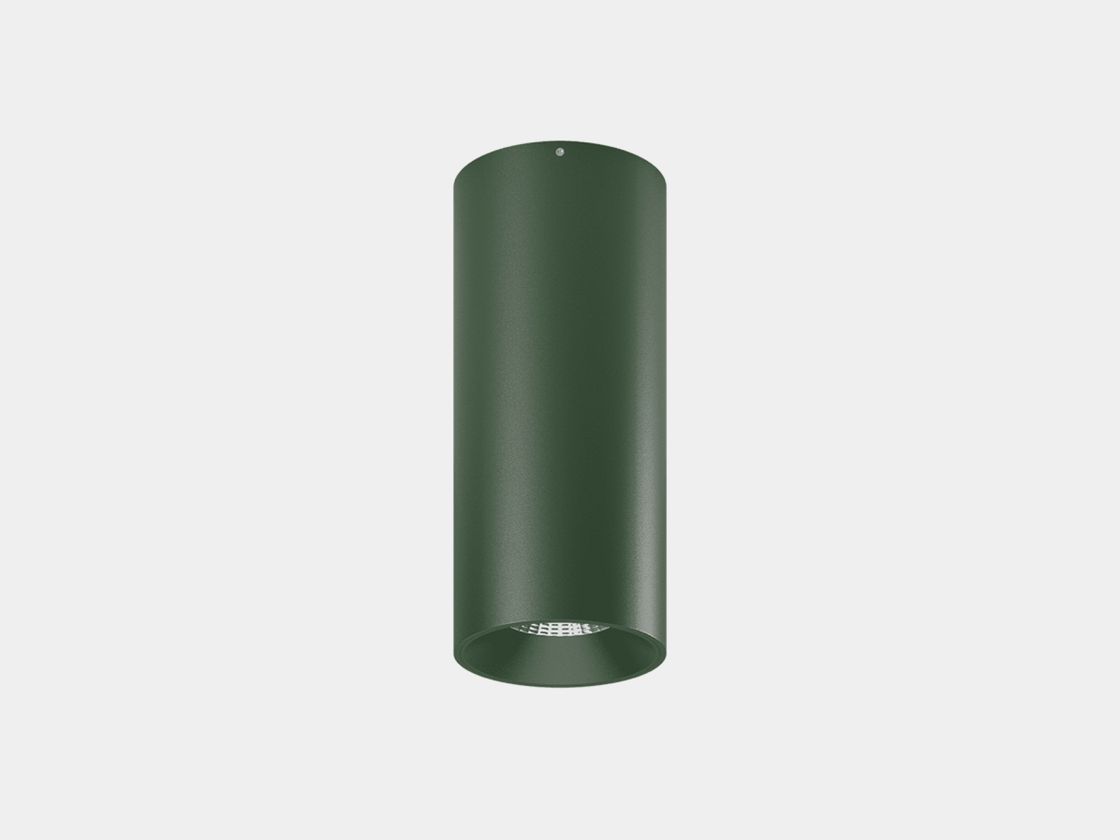 Накладной светильник Villy темно-зеленый, вид спереди