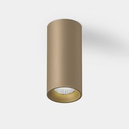 Накладной светильник Villy бежевый цилиндрический вид спереди