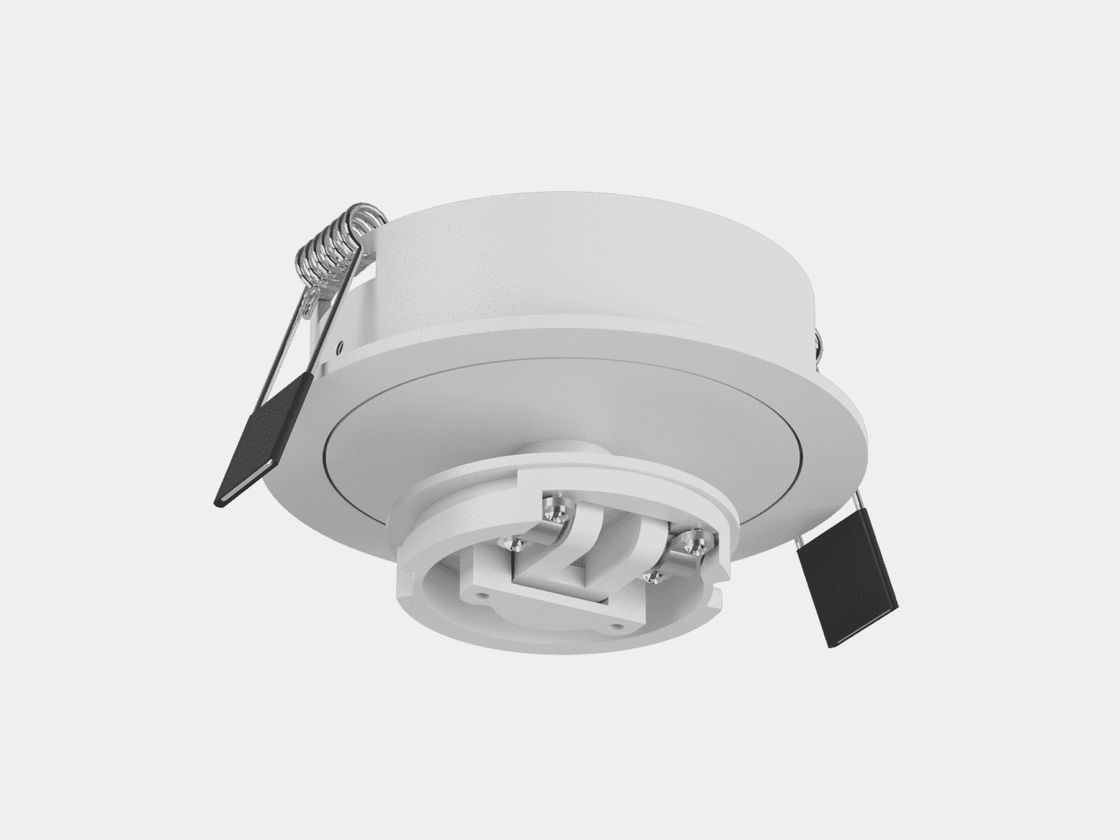 Встраиваемое белое крепление M4 с пружинными лапками