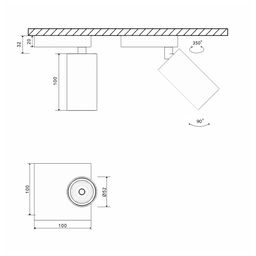 Чертеж крепления M11 Mini Villy с размерами