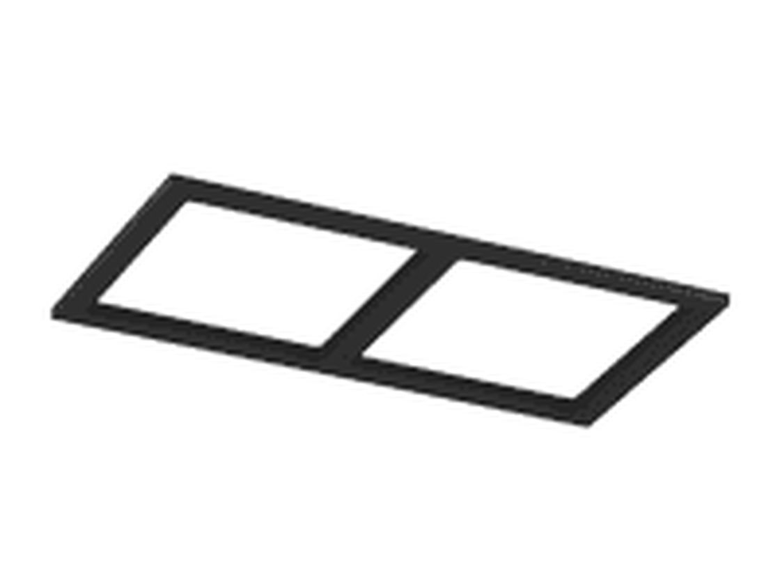 Двойная квадратная рамка COMBO 3, черная