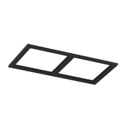 Двойная квадратная рамка COMBO 3, черная