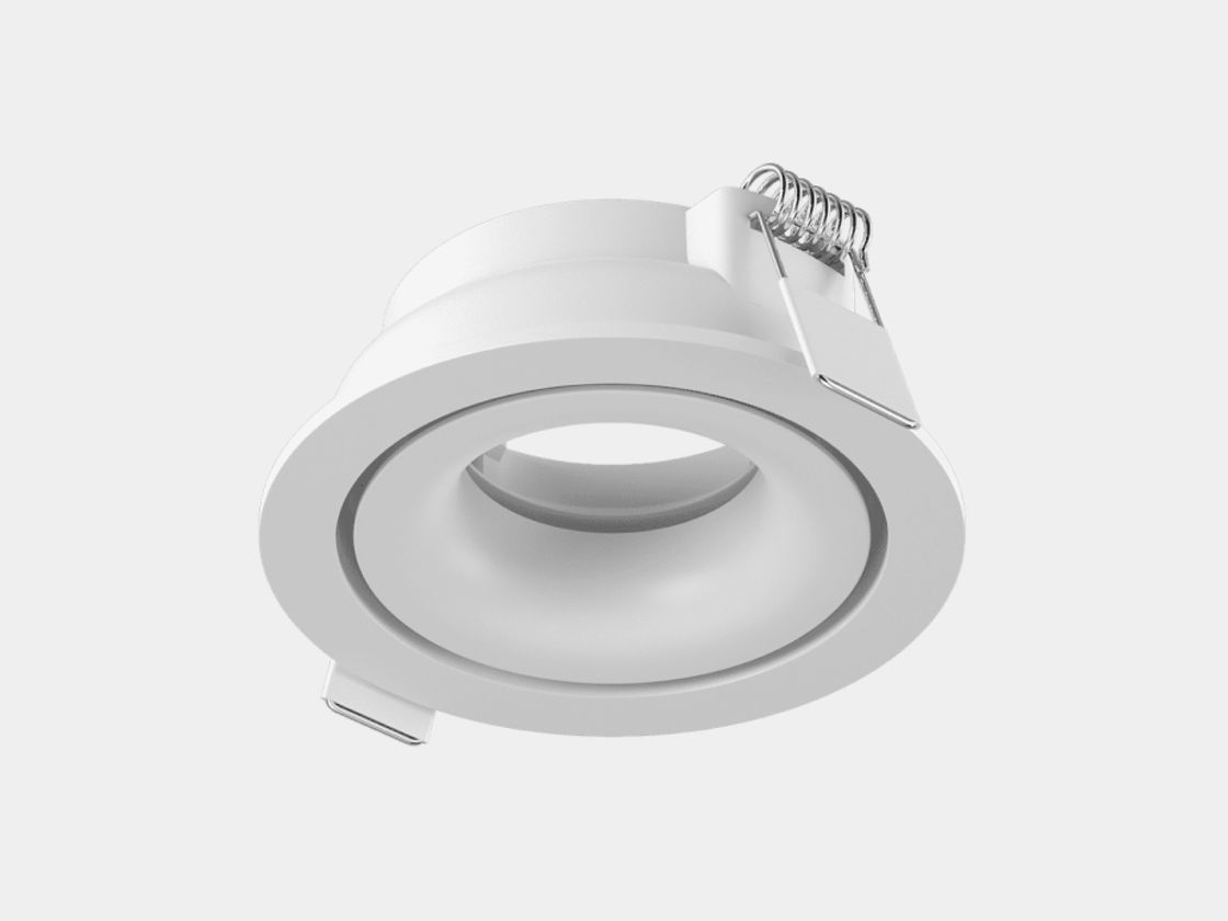 Встраиваемый белый корпус светильника COMBO с пружинами