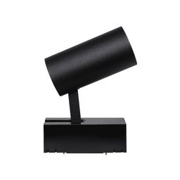 Трековый светильник черный, боковой профиль корпуса