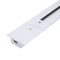 Конец трека с крышкой, вид под острым углом