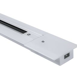 Торец встраиваемого трека с крышкой и винтами