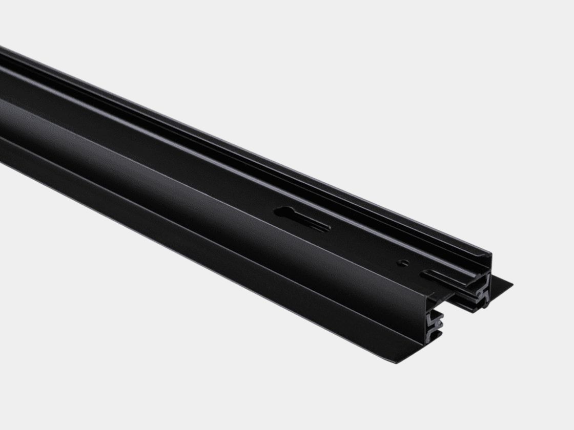 Шинопровод однофазный встраиваемый черный, TR-RC-BL-2