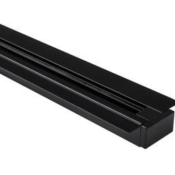 Черный встраиваемый трек, общий вид под углом