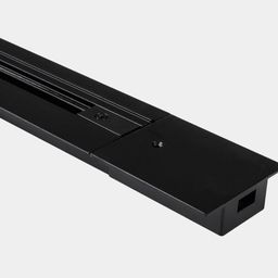 Шинопровод однофазный встраиваемый черный, TR-RC-BL-2