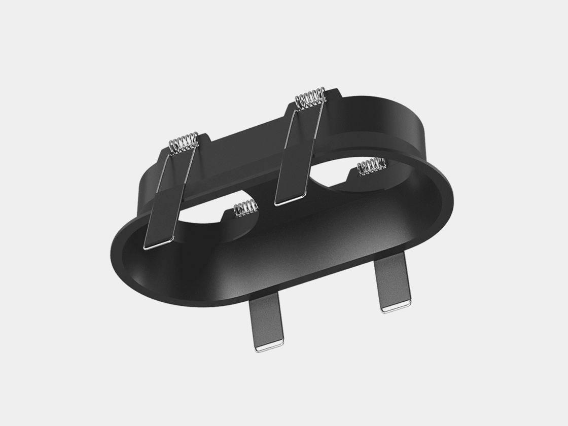 Встраиваемый корпус светильника COMBO-50-BL черный, вид снизу