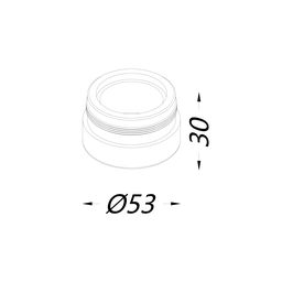 Дефлектор сменный для светильников MINI VILLY, Акрил белый, MINI-VL-DFL-AC2