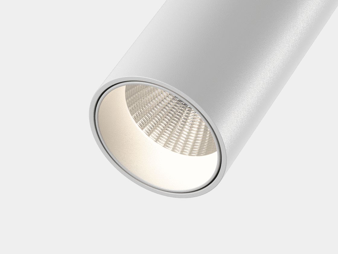 Белый дефлектор Mini Villy, вид спереди под углом