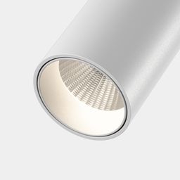 Белый дефлектор Mini Villy, вид спереди под углом