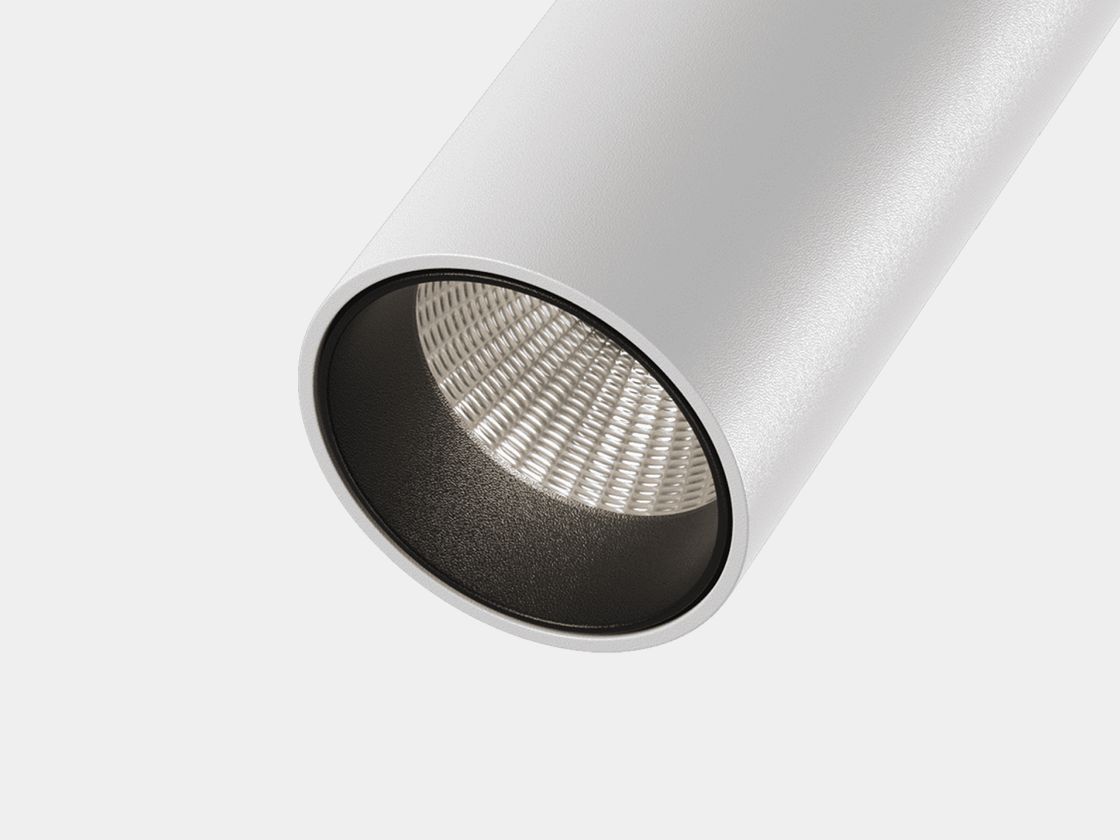 Черный дефлектор Mini Villy на корпусе светильника