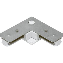 Угловой коннектор трека с металлической монтажной пластиной