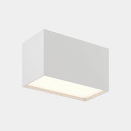 Накладной светильник белый, вид снизу, рассеиватель