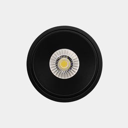 Накладной светильник, фронтальный вид оптики и отражателя