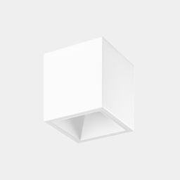 Накладной квадратный LED светильник белый, вид снизу