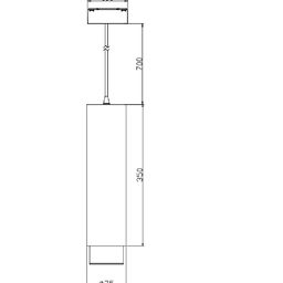 Светильник SY черный, 20 Вт, теплый свет 3000K, SY-601242-BL-20-WW
