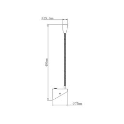 Светильник настенный WL BED белый, 3000K, BQ004103-A-3-DIM-WH-WW