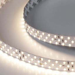 Лента светодиодная SMD 2835, 252 LED/м, 24 Вт/м, 24В , IP20, Теплый белый