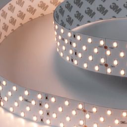 Лента светодиодная  SMD 2835, 280 LED/м, 26 Вт/м, 24В , IP20, Теплый белый