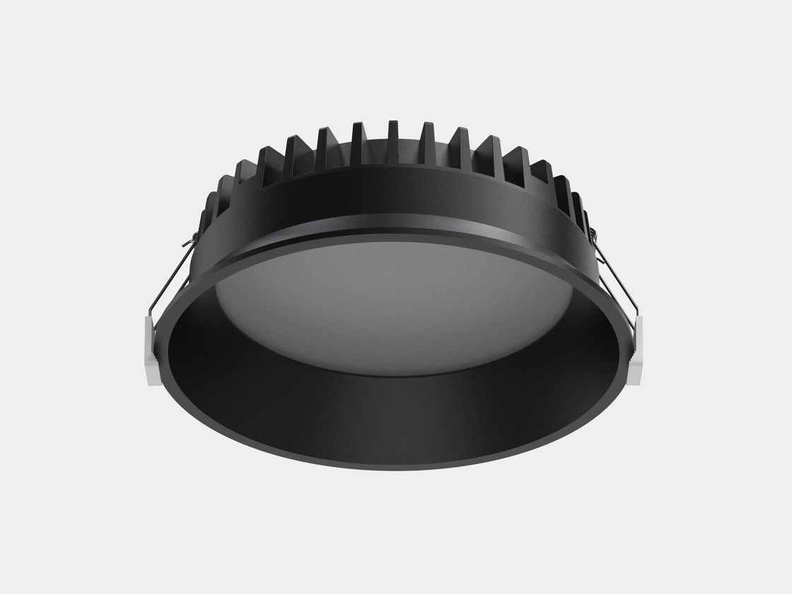 Встраиваемый светильник BILLY черный, вид спереди