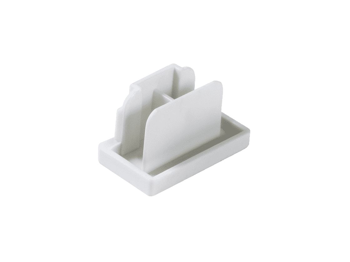 Пластиковая заглушка трека, вид с противоположной стороны