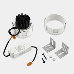 Комплект светильника с драйвером и монтажными скобами