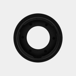 Круглая черная рамка MINI COMBO, вид сверху