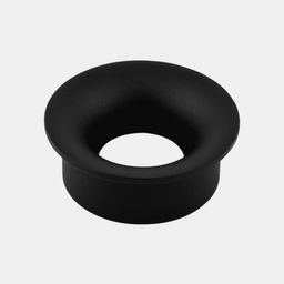 Круглая черная рамка MINI COMBO, вид под углом