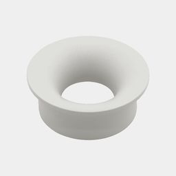 Круглая белая рамка MINI COMBO, вид сбоку