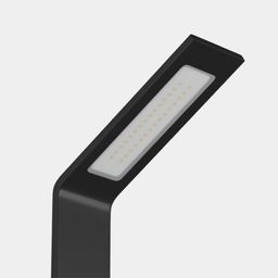 Светодиодный ландшафтный светильник черный, вид на плафон