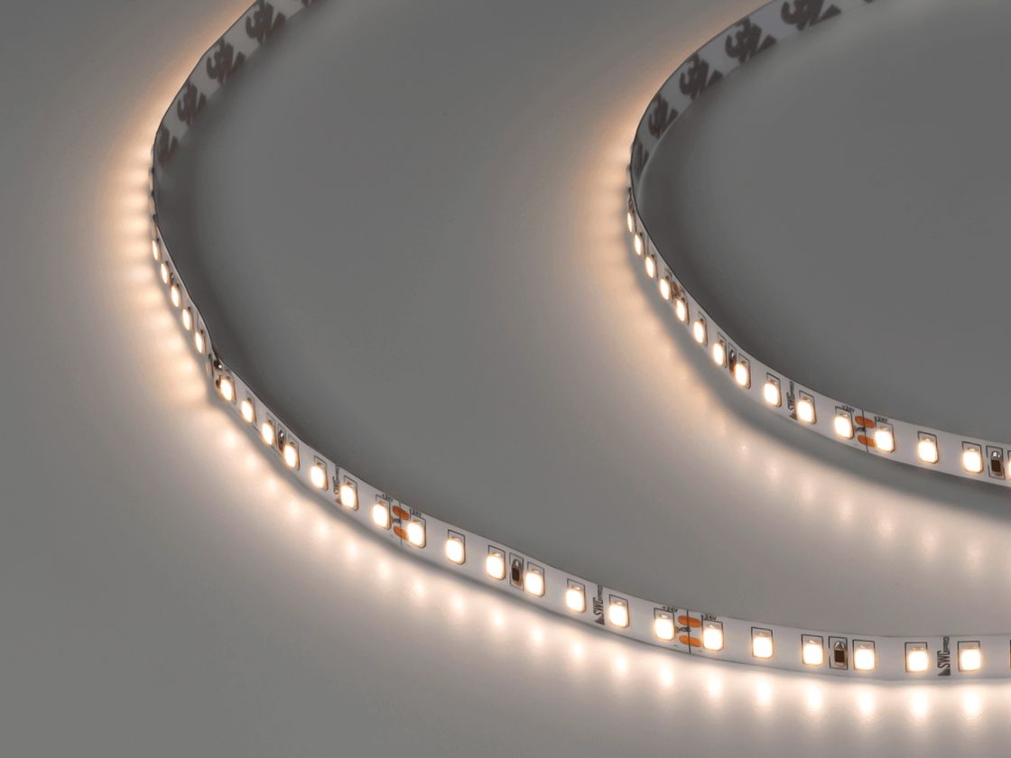 Светодиодная лента ПРО 2835, 126 LED/м, 13 Вт/м, 24В , IP20, Цвет: Нейтральный белый, SWG2P126-24-13-NW