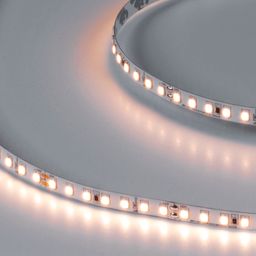 Лента светодиодная SMD 2835, 126 LED/м, 13 Вт/м, 24В, IP20, Теплый белый