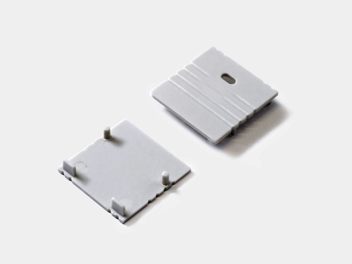 Белые заглушки для профиля SF-3535, комплект 2