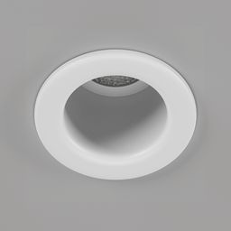 Светильник Hidden в потолке, белая окантовка