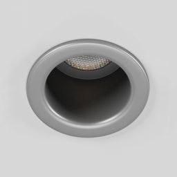 Встраиваемый светильник Hidden серебро, вид спереди