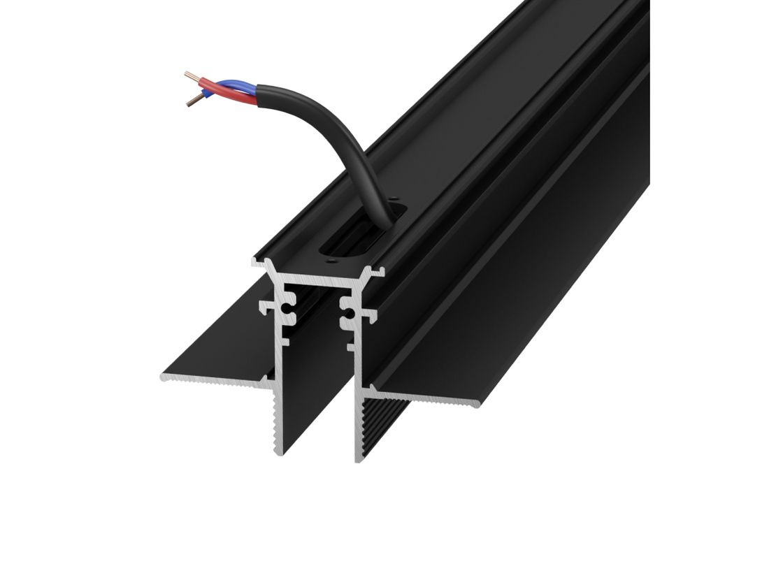 Встраиваемый магнитный трек SY mini, черный профиль