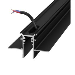 Трек магнитный встраиваемый с проводами серии SY MINI, 48В, Черный, SY-mini-TR-RC-001293-48-2.5