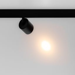 Магнитный трековый спот, вид снизу по центру