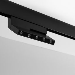 Магнитный трековый светильник, крупно линзы снизу