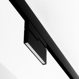 Магнитный трековый светильник книжка, диагональный ракурс