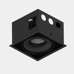 Встраиваемый карданный корпус COMBO-CRD1-BL черный, вид снизу