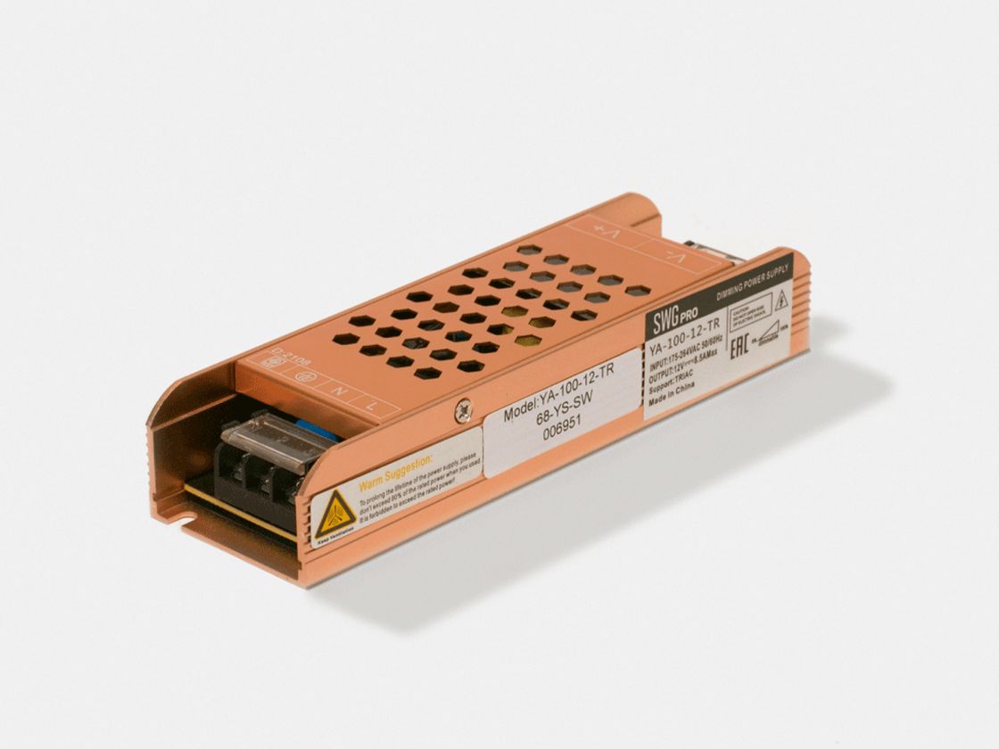 Открытый блок питания SWG PRO YA-100-12-TR, вид сбоку