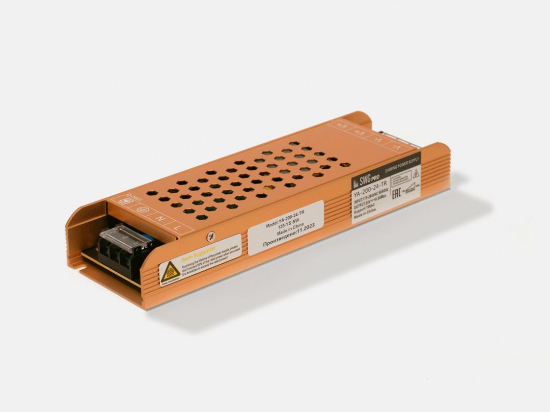 Открытый блок питания SWG PRO YA-200-24-TR, вид сбоку